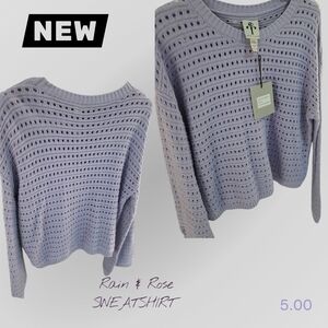 Women's Lavender Knit Sweater